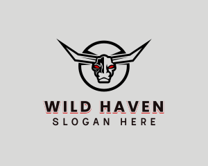 Wild Bull Horns logo design