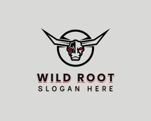 Wild Bull Horns logo design