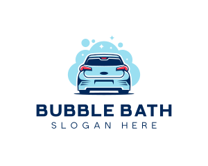 Car Wash Bubbles logo design