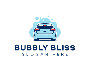 Car Wash Bubbles logo design