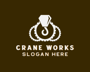 Construction Crane Hook logo