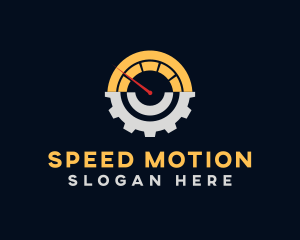 Speed Meter Cog logo design