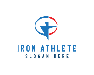 Archery Athlete Sports logo design