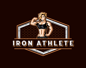 Strong Woman CrossFit logo design