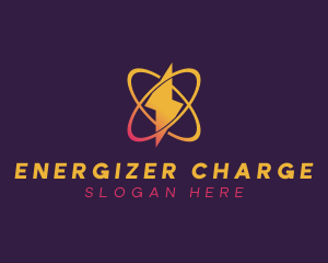 Power Lightning Energy logo design