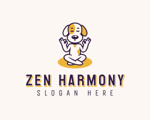 Cartoon Dog Meditation logo