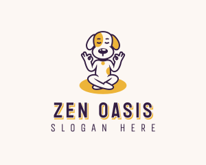 Cartoon Dog Meditation logo