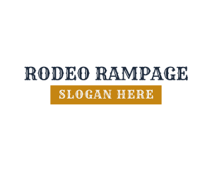 Western Rodeo Business logo design