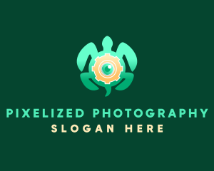 Mechanical Turtle Camera logo design