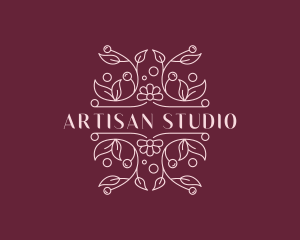 Stylish Floral Boutique logo design