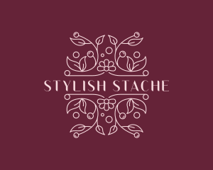 Stylish Floral Boutique logo design