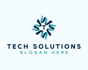 Digital Media Tech logo design