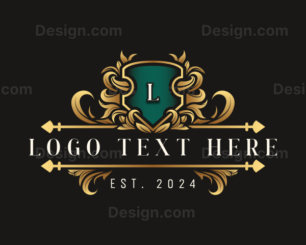 Elegant Crest Ornament Logo