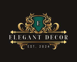 Elegant Crest Ornament logo design