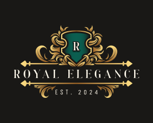 Elegant Crest Ornament logo design