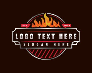 BBQ Fire Grilling logo