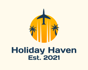 Sun Tourism Holiday  logo design