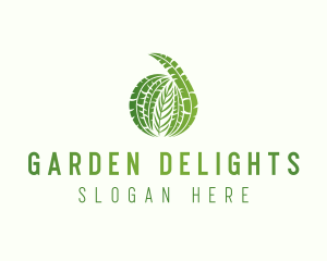 Vegan Garden Wellness logo design