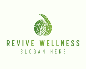 Vegan Garden Wellness logo design