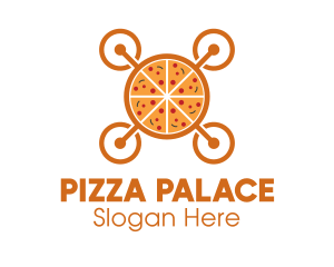 Pizza Food Drone logo