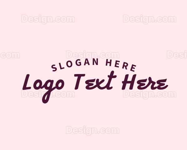 Fashion Workshop Wordmark Logo