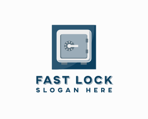 Security Vault Locker logo design