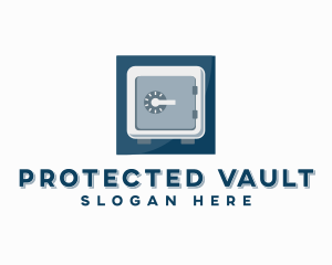 Security Vault Locker logo design