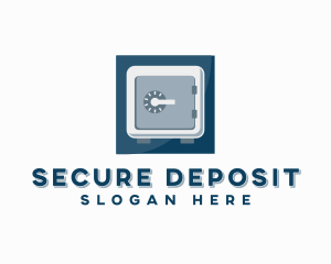 Security Vault Locker logo design