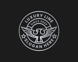 Luxury Eagle Star logo design