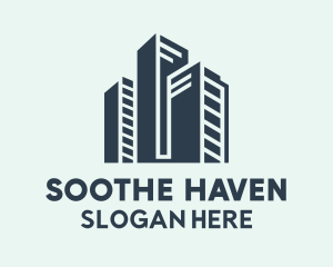 Skyscraper Hotel Contractor  Logo