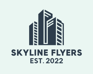 Skyscraper Hotel Contractor  logo design