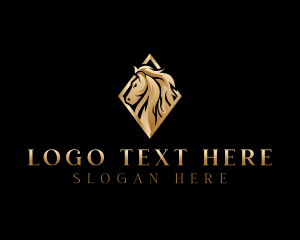 Stallion Horse Equestrian logo