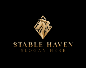 Stallion Horse Equestrian logo