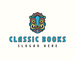 Traditional Tribal Mask logo