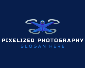 Flying Drone Camera logo design