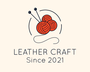 Crochet Yarn Craft logo design