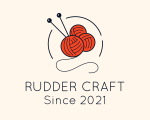 Crochet Yarn Craft logo design