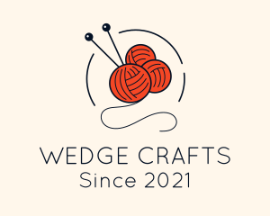 Crochet Yarn Craft logo design