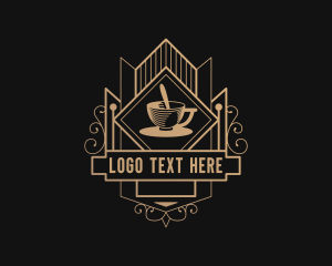 High End Gourmet Coffee Shop logo