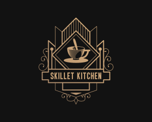 High End Gourmet Coffee Shop logo design