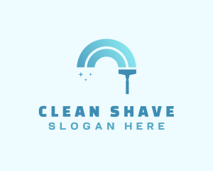 Clean Squeegee Housekeeper logo design