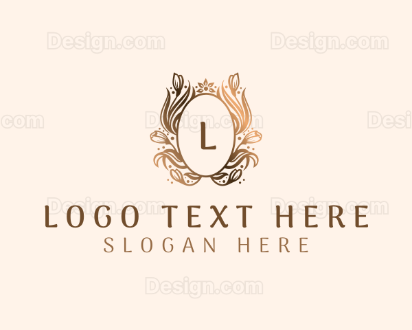 Decorative Floral Spa Logo