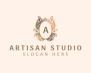 Decorative Floral Spa logo design