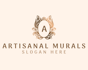 Decorative Floral Spa logo design