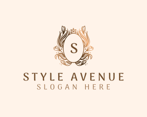 Decorative Floral Spa logo design