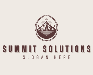 Mountaineer Summit Adventure logo design