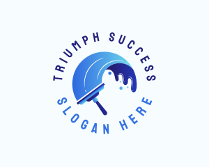 Cleaning Wiper Squeegee Logo