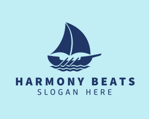 Sailing Ocean Galleon  logo