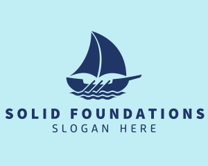 Sailing Ocean Galleon  logo
