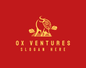 Modern Ox Lucky Charm logo